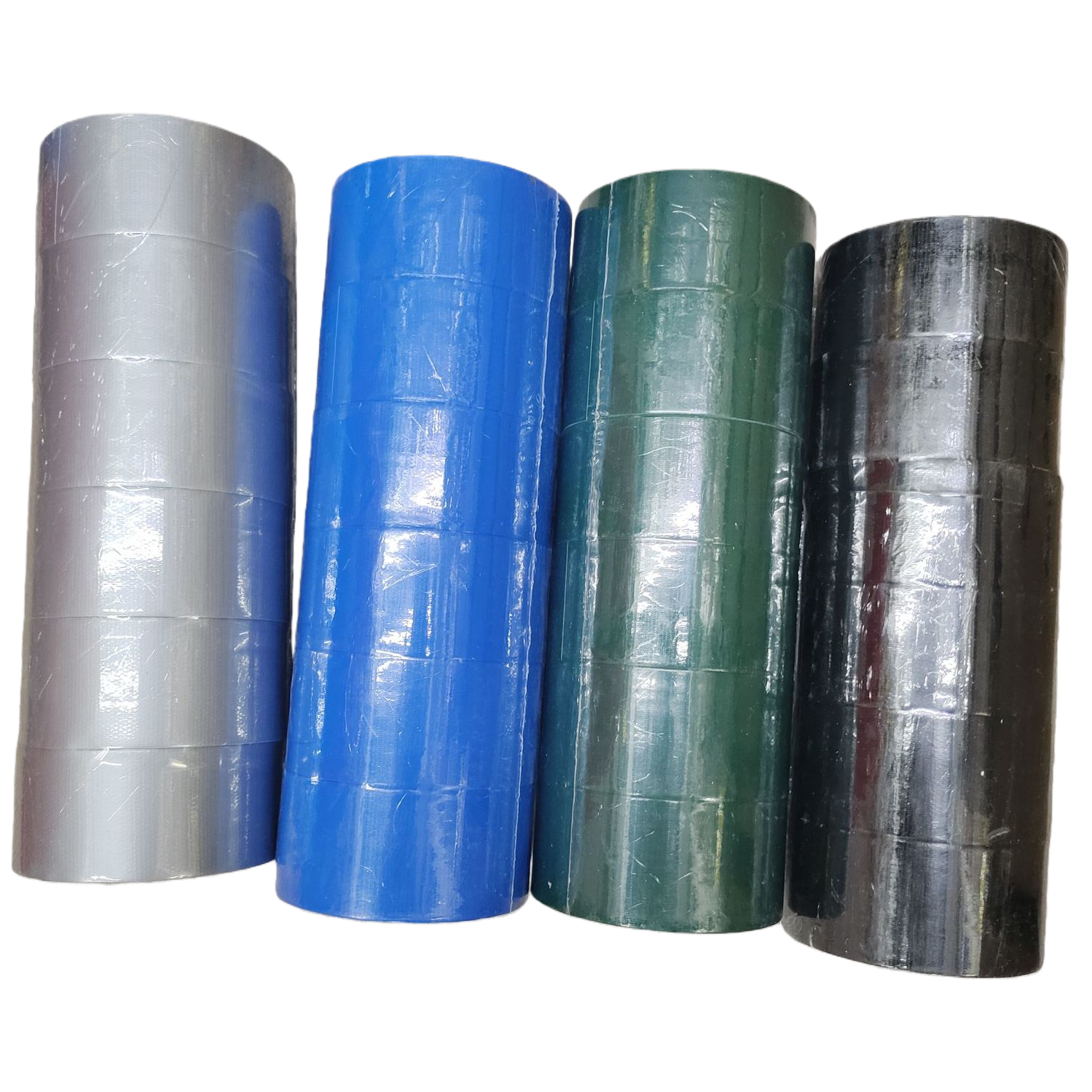 PE stretch film, colored stretch film, industrial wrapping film, self-adhesive protective film, available in blue, black, transparent and multiple colors for wholesale Item Picture