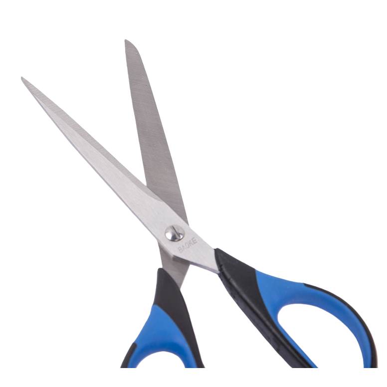 Blue and black handle scissors, other scissors, household cutting tools, stainless steel, sharp and durable Item Picture