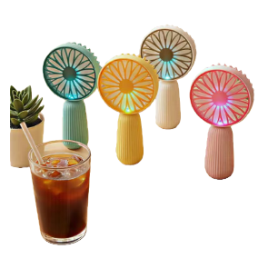 Simple and colorful handheld mini fan Item Picture