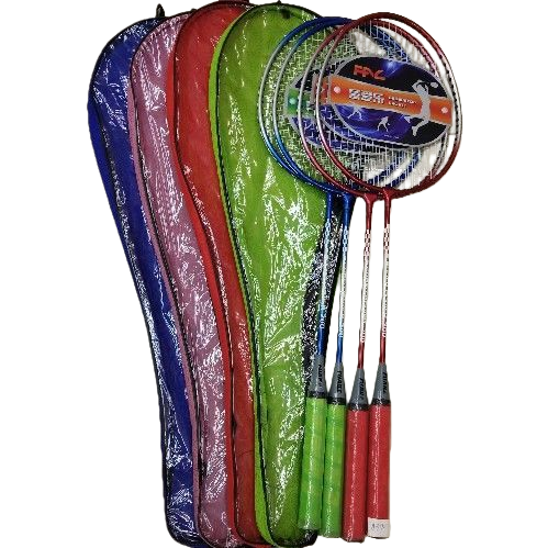 ومضرب كرة الريشة الواحد الملونة ومضرب التنس مع لعبة باديل Item Picture
