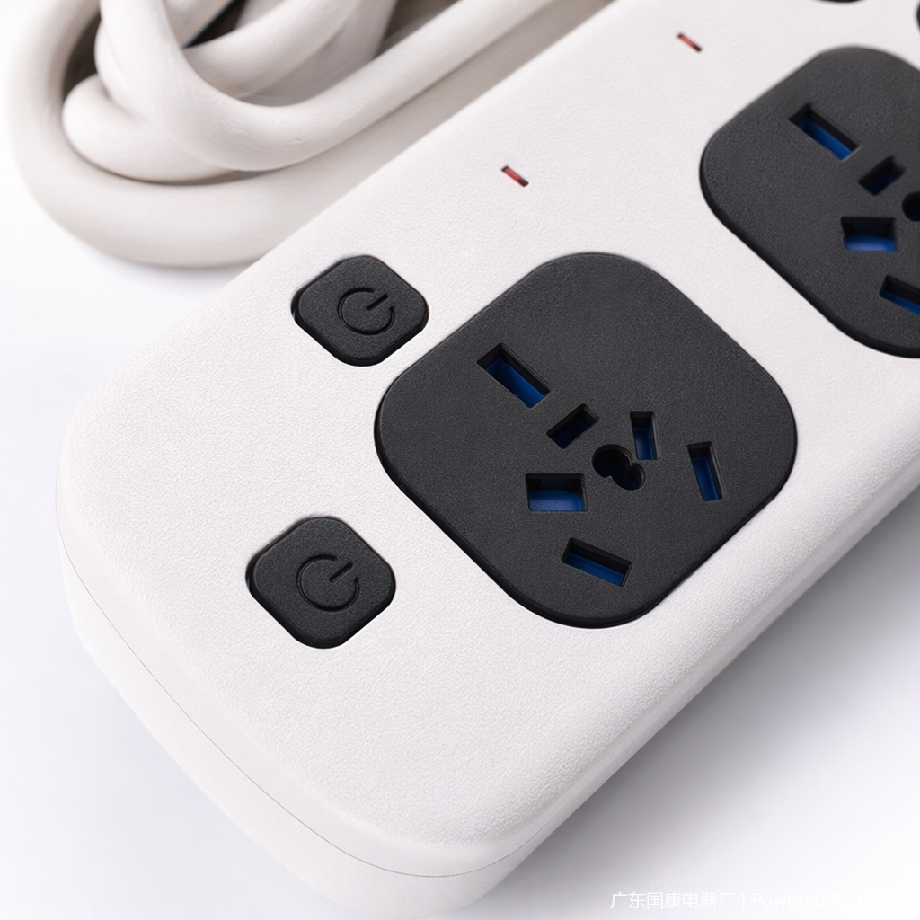 South American white multi-hole wiring socket, power strip, power socket board Application Scenario