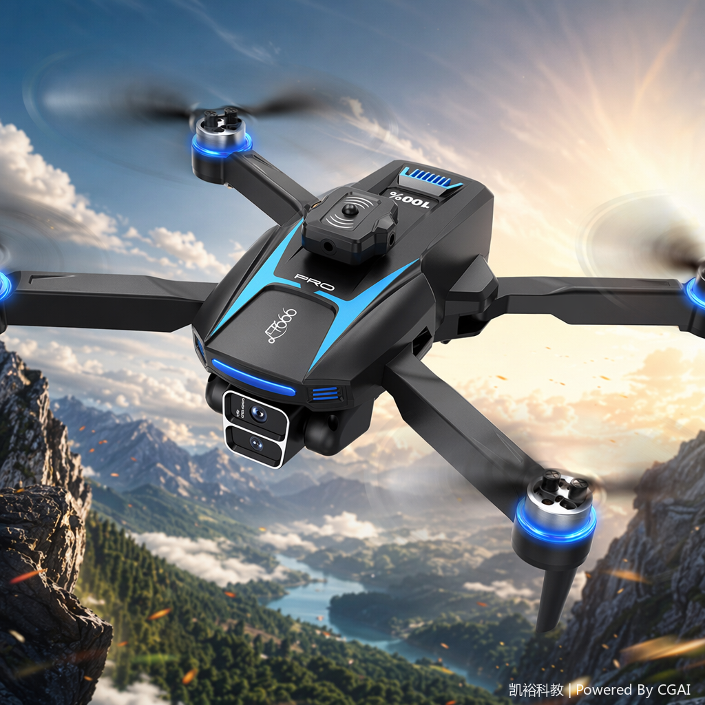 foozac entry-level cross-border LF666 brushless drone optical flow high-definition dual-camera aerial photography remote control aircraft obstacle avoidance quadcopter Specification image