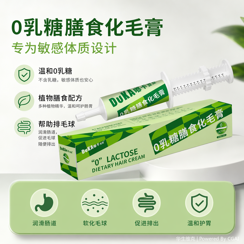 Cat and dog hairdressing cream, pet nutritional supplement, pet nutrition cream, pet health care products
