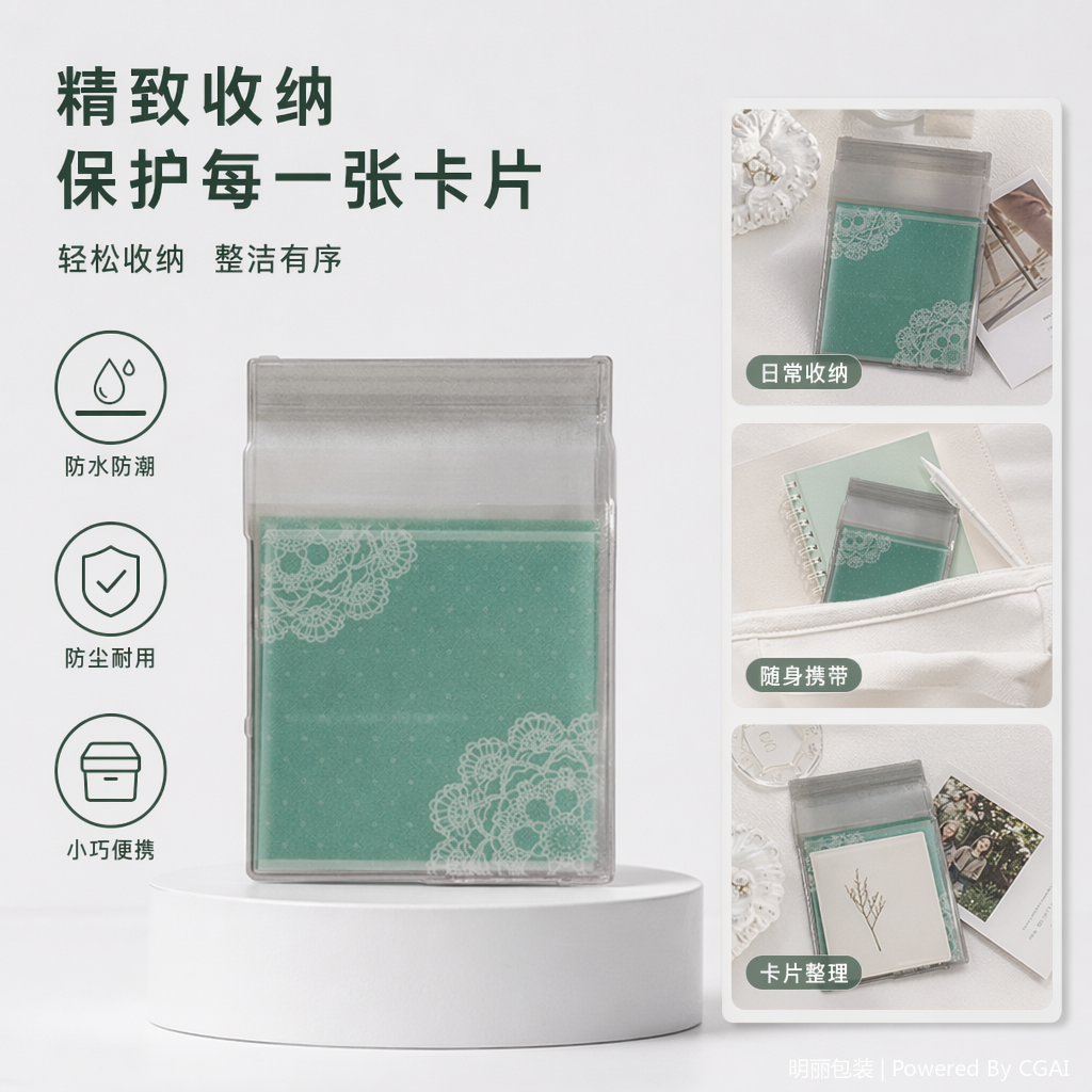 PVC塑料自封袋 OPP铝箔自立自封包装袋 多规格可选图