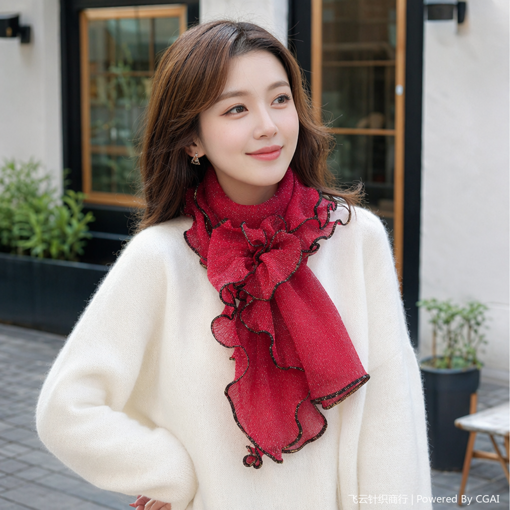 Grey sequined embroidered herringbone woolen scarf, gauze scarf, Muslim headscarf details Picture