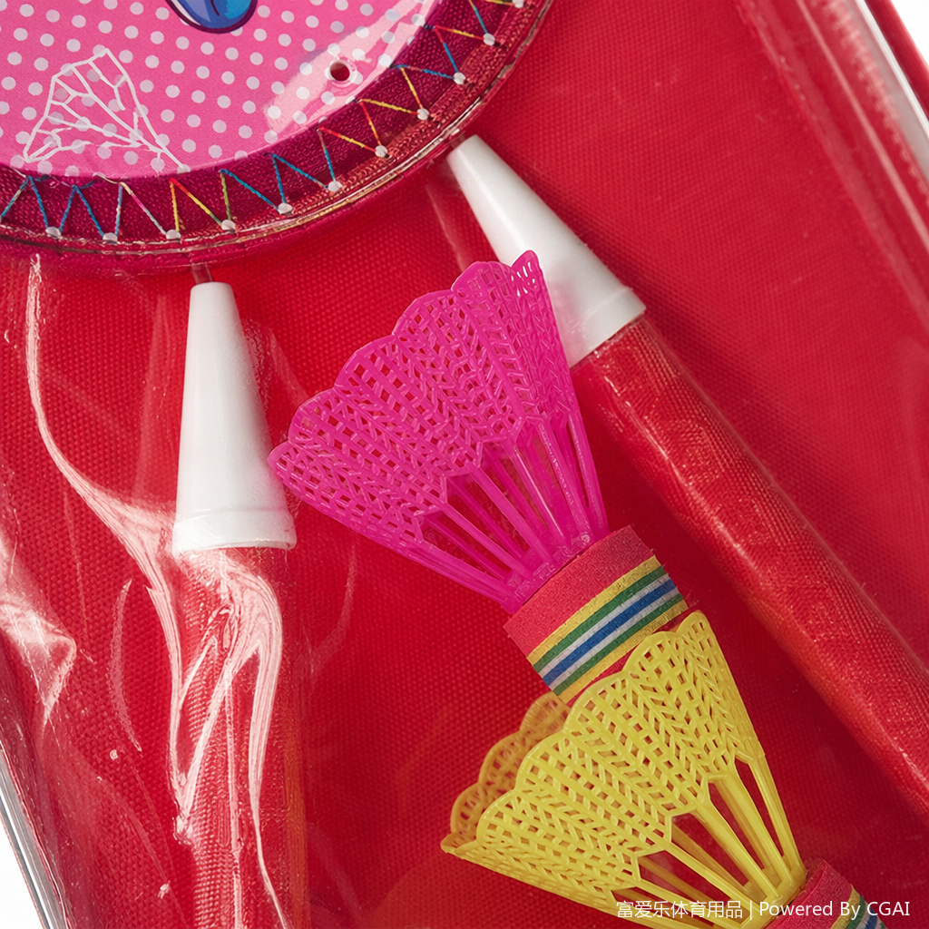 Red one-piece badminton racket and tennis racket Padel racket set Application Scenario