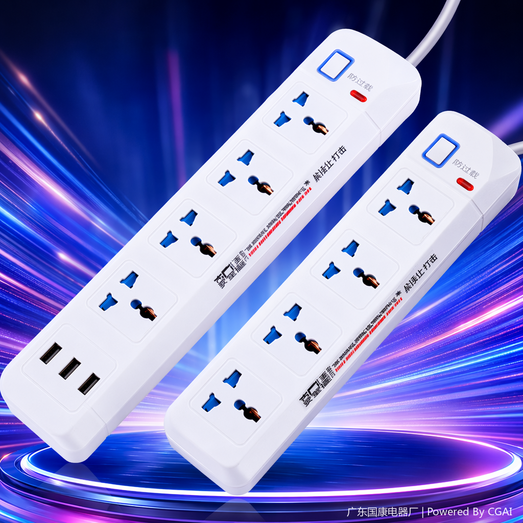 Desktop socket, multi-functional embedded wireless charging, smart switch, Mexican style Specification image