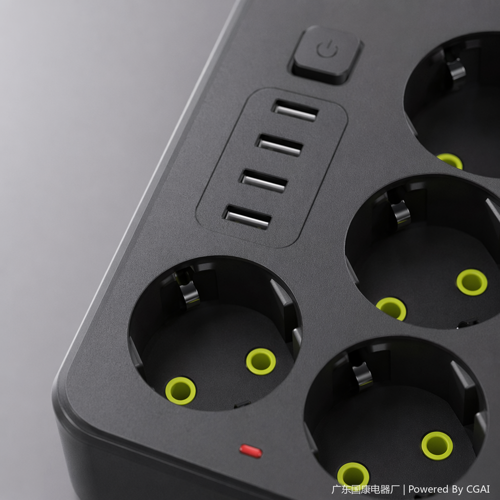 Bull Australian label one-on dual-control black and white multi-hole wall electrical socket Application Scenario