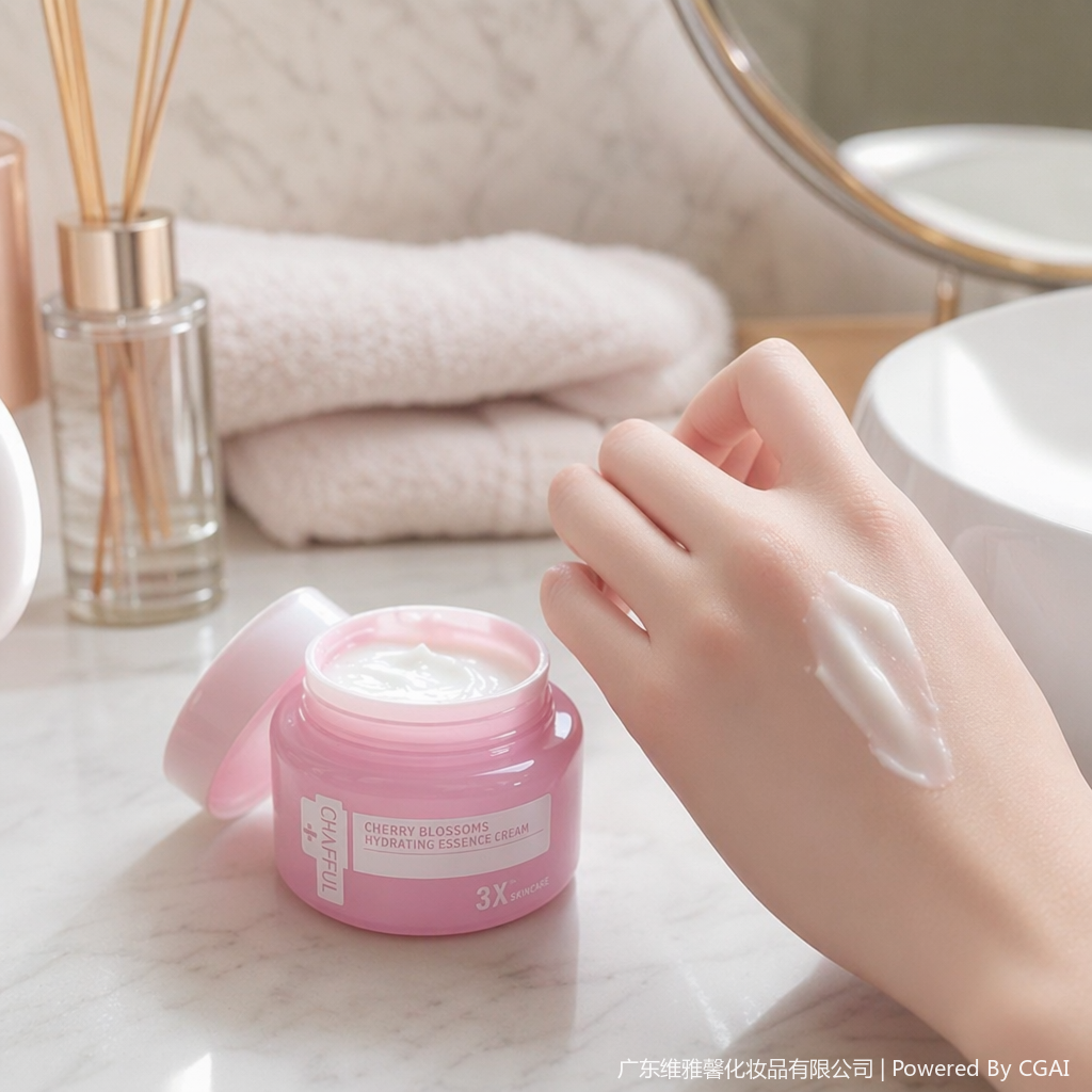 Xiangfu 'er Cherry Blossom Moisturizing Essence Cream 100g Hydrating Moisturizing Skin Cream Specification image