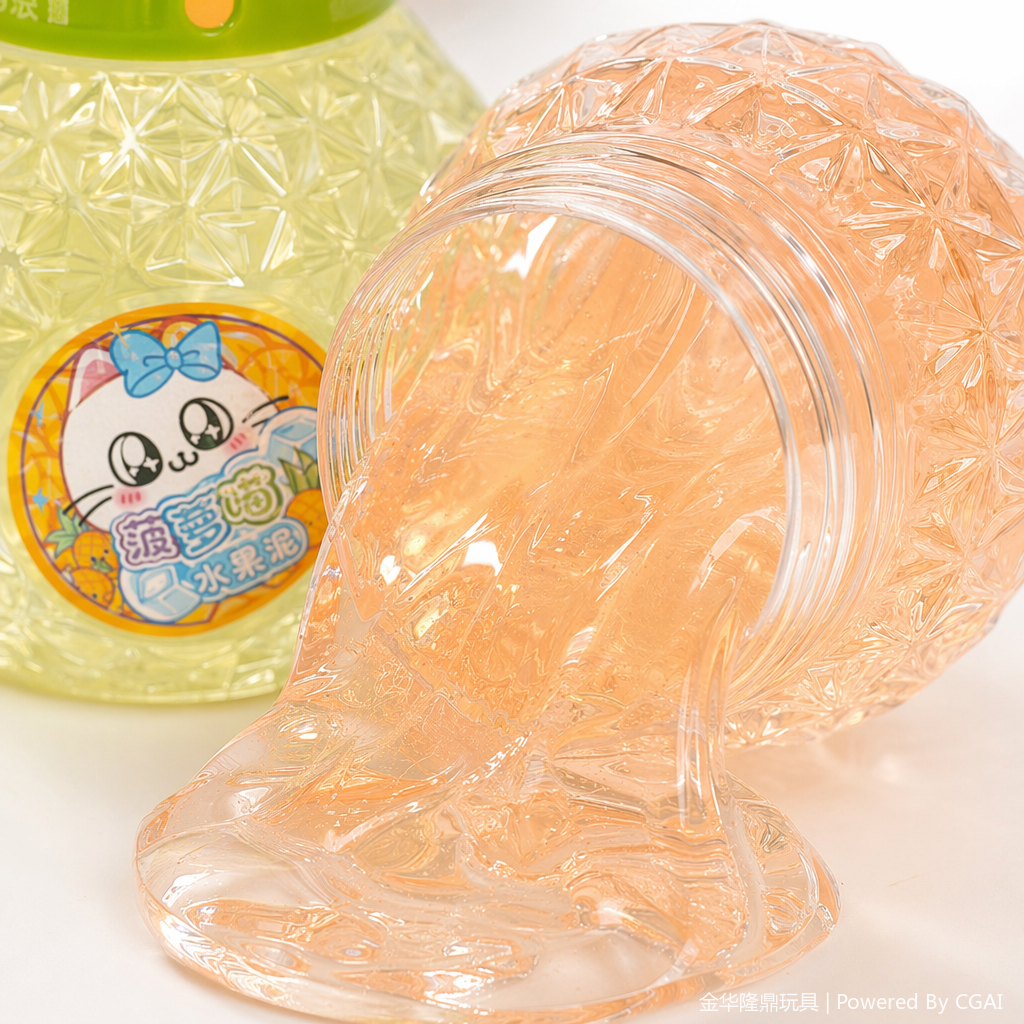 Pineapple Cat -DIY Fruit Puree Application Scenario
