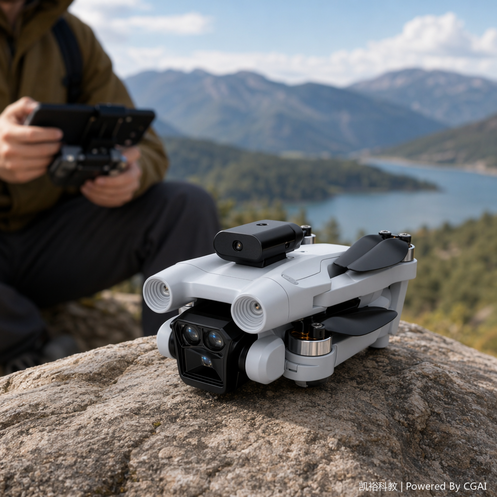 FOOZACS5 entry-level aerial photography drone camera, remote control of aircraft, high-definition shooting of aircraft details Picture