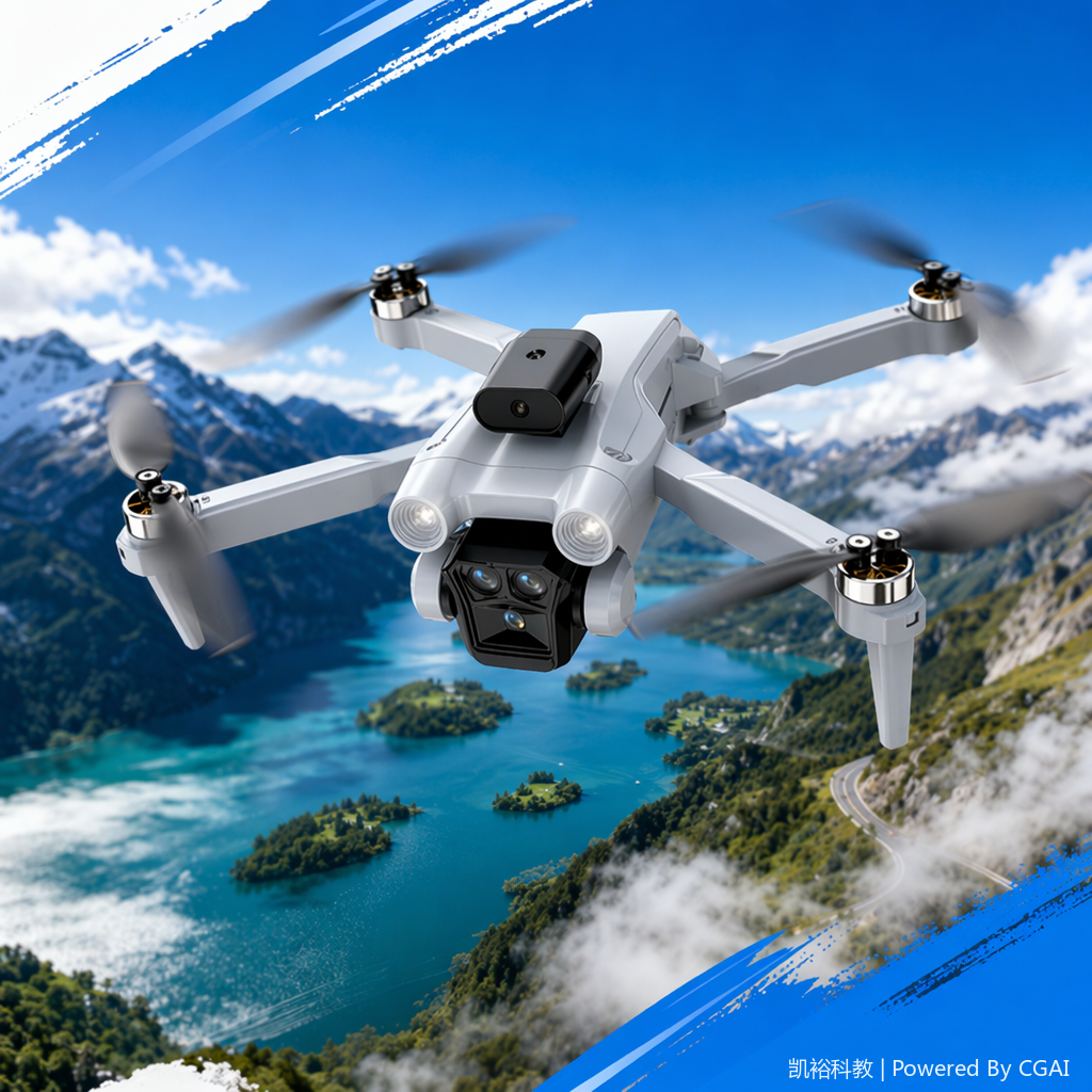 FOOZACS5 entry-level aerial photography drone camera, remote control of aircraft, high-definition shooting of aircraft Specification image