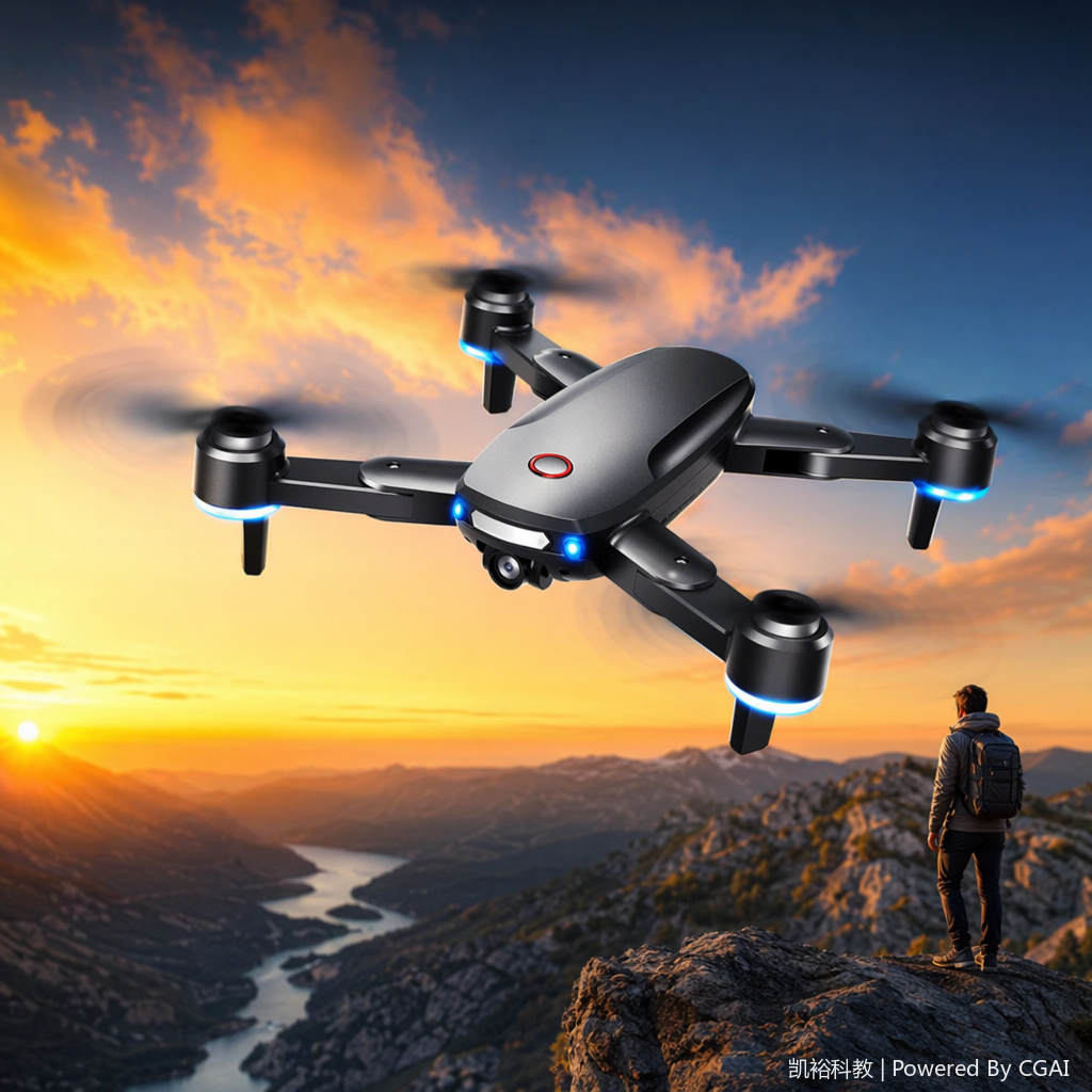 FOOZAC018 entry-level screen-controlled sensor drone, DJI drone Aerial Photography camera, Drone competition Specification image