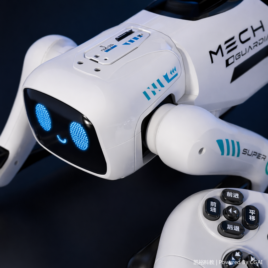 FOOZAC's new ai smart robot dog, mechanical and electronic children's toy, manual programming remote control boy gift, AI toy Application Scenario