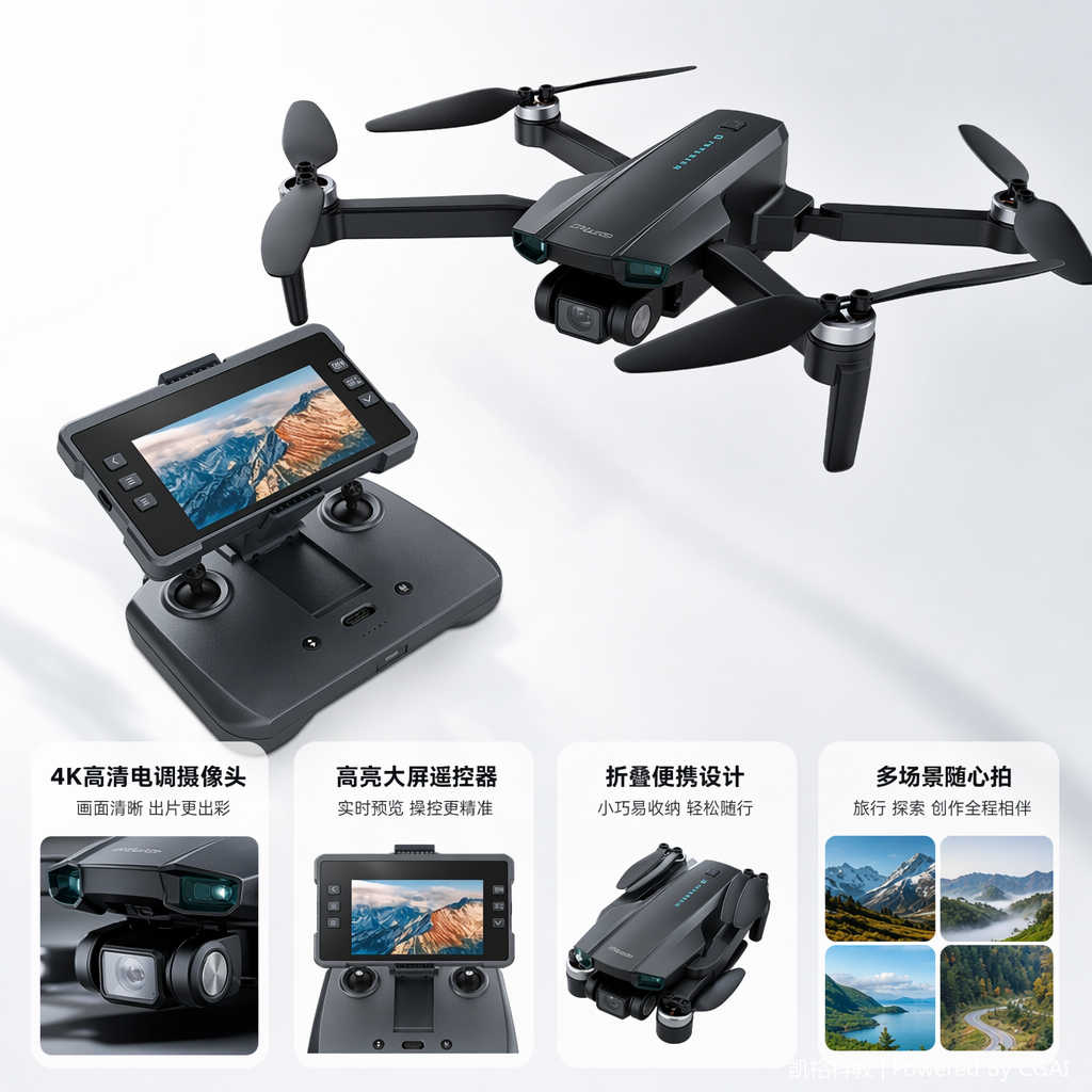 Foozac entry-level aerial photography sensor drone remote control aircraft endurance anti-shake