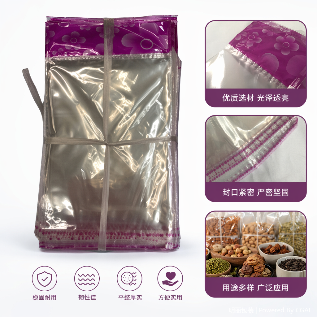 PVC塑料自封袋铝箔自立包装袋OPP透明密封袋