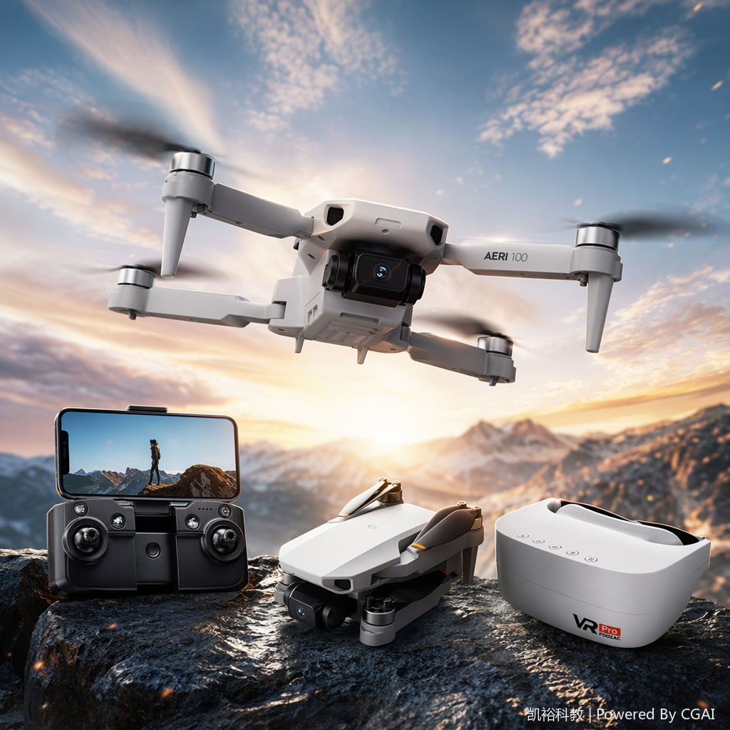 FOOZAC cross-border brushless sensor drone with VR optical flow hovering high-definition aerial photography dual-camera remote control aircraft Specification image