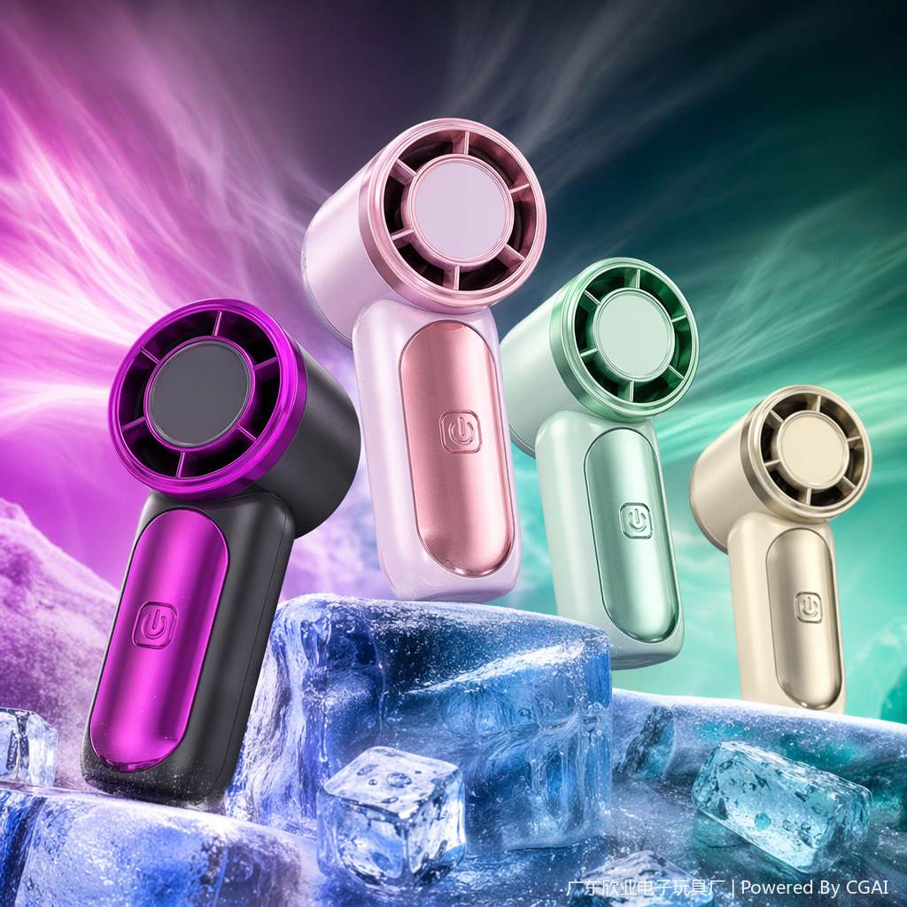 Colorful portable mini handheld fan Specification image