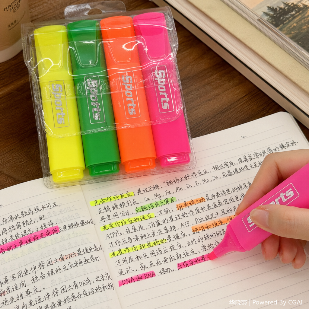 Jiwusha Marine Highlighter Stationery Pen details Picture