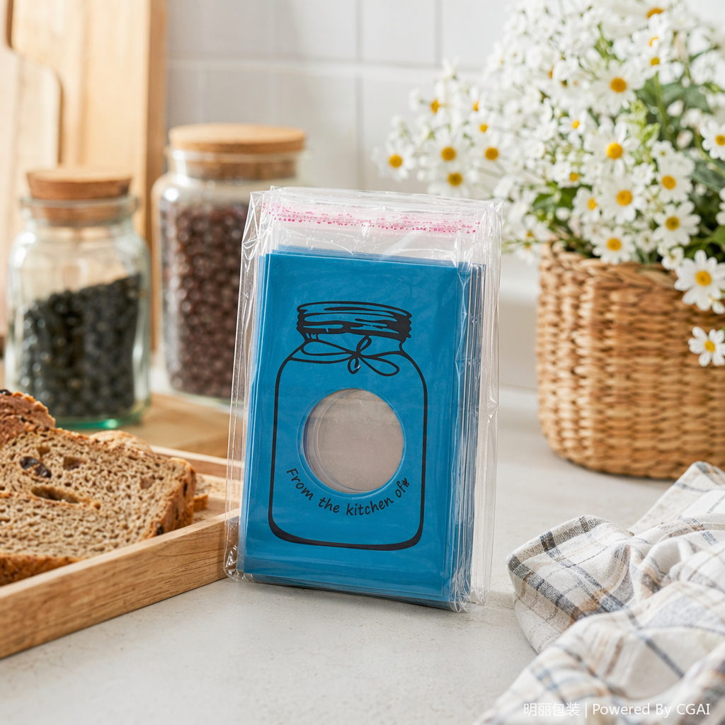 PVC plastic self-sealing bags, OPP aluminum foil self-standing packaging bags, multi-specification self-sealing bags details Picture