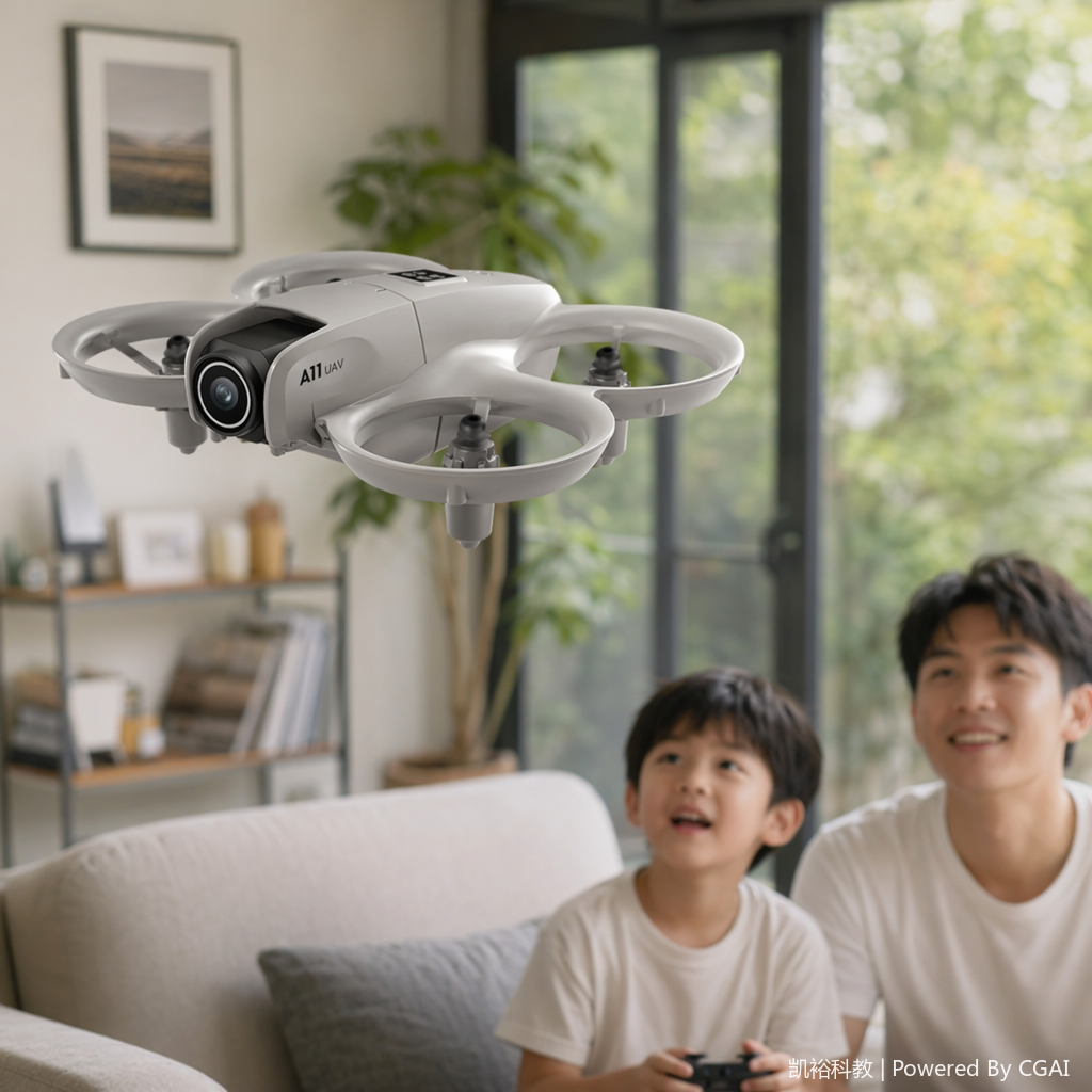 foozacA11 UAV mini aerial photography drone student training aircraft optical flow positioning intelligent toy remote control aircraft details Picture