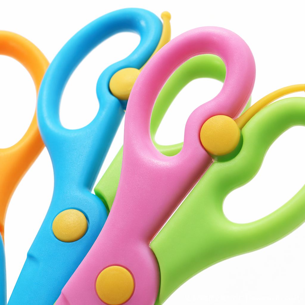 Colorful children's safety scissors, other scissors, round head design to prevent hand pinching, hand-cut for kindergartens Application Scenario