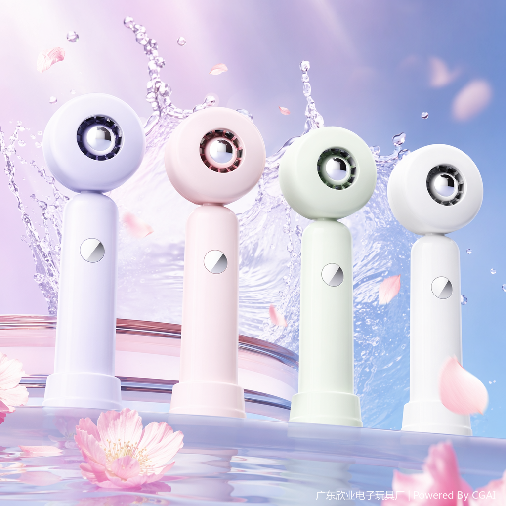 Simple and high-speed handheld mini fan, mini electric fan portable model Specification image