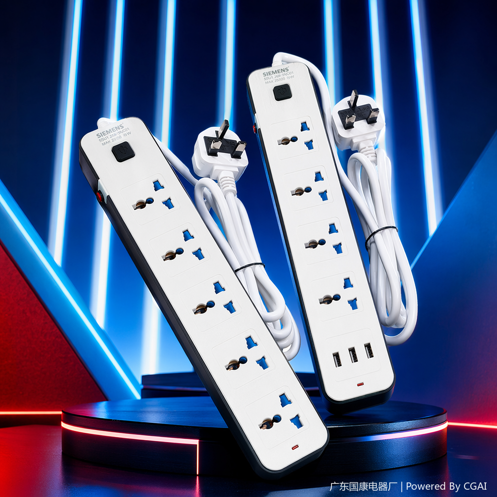 Bull Australian label one-on dual-control white multi-hole wall electrical socket Specification image