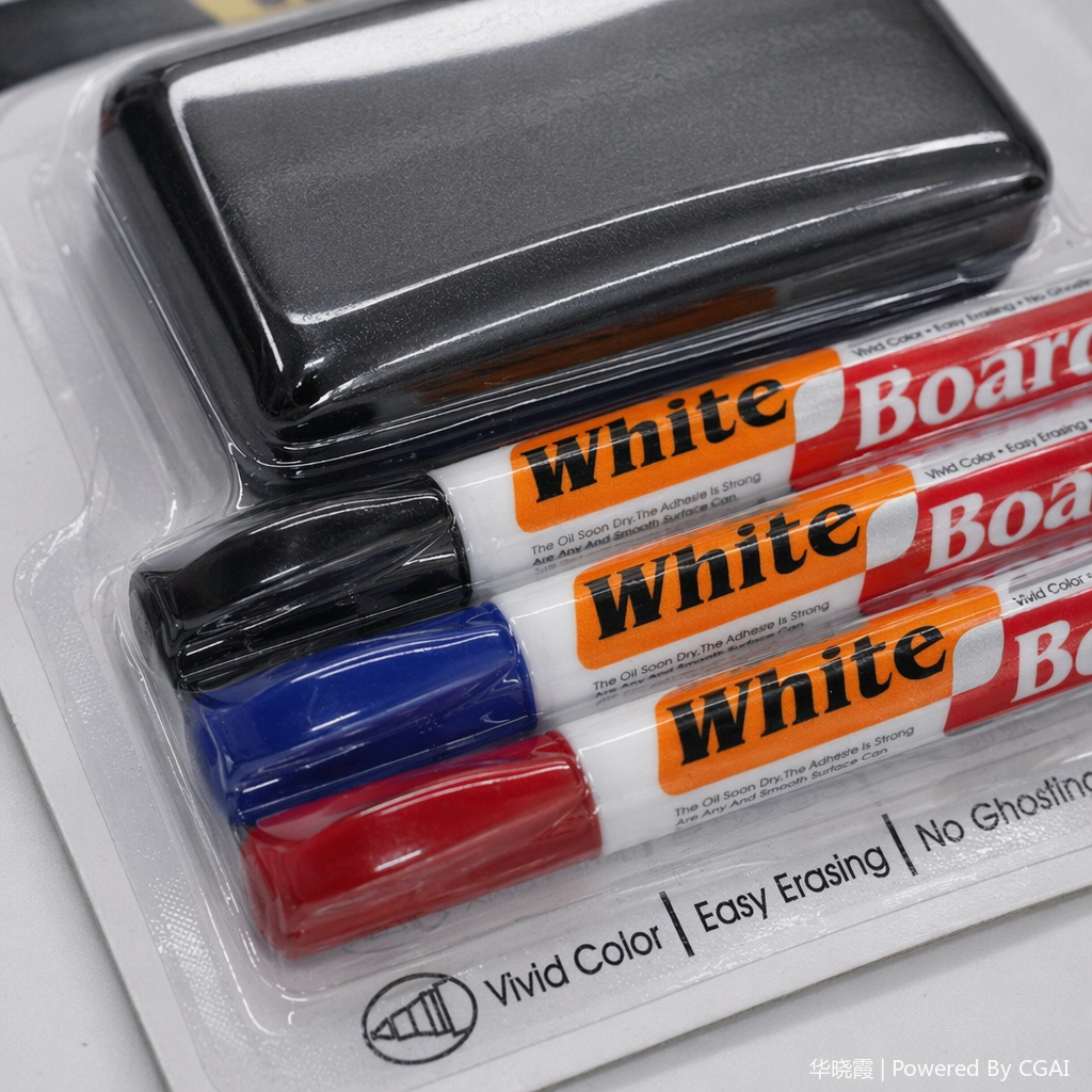 TL Water-based colored whiteboard pen set, red and black packaging, erasable whiteboard writing board Application Scenario