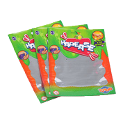 Green transparent plastic food bags, aluminum foil self-standing and self-sealing dog food packaging bags, vacuum machine applicable Item Picture