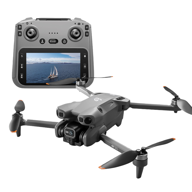 FoozacGT50 Cross-border aerial photography drone obstacle avoidance quadcopter high-definition brushless remote-controlled toy aircraft with large screen Item Picture