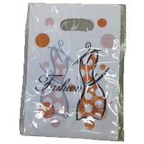 White polka dot plastic hand-held shopping bags, underwear, clothing and express delivery packaging bags Item Picture