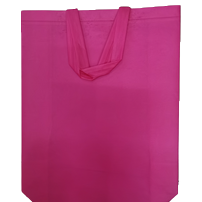 Pink transparent plastic hand-held gift bag, 10-piece hand-held packing bag Item Picture