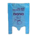 Plastic vest bags, hand-held packaging bags, takeout packing bags, 100 pieces for supermarkets Item Picture