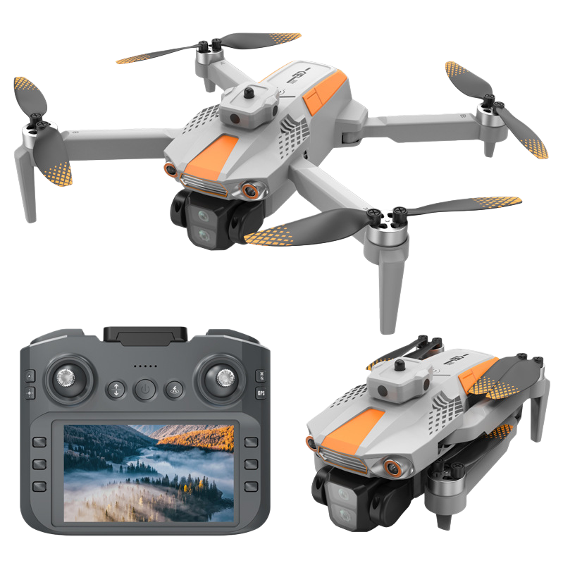 foozac Cross-border LF669 drone remote control with screen, brushless motor, high-definition aerial photography, GPS intelligent positioning remote control aircraft Item Picture