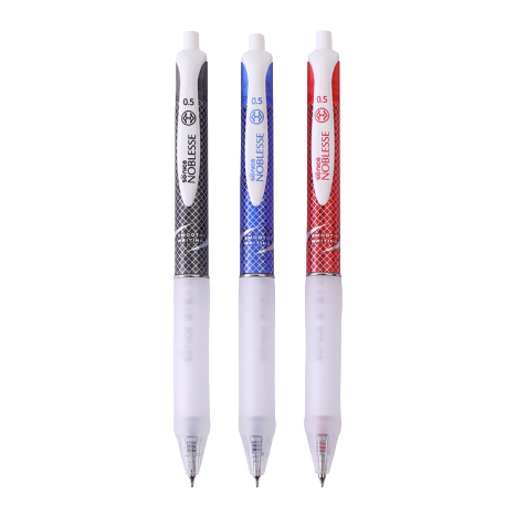 ويضغط الحبر المحايد على حبر CS المحبر المزدوج الخرز، 0.5 قلم آلي أسود وأحمر وأزرق Item Picture