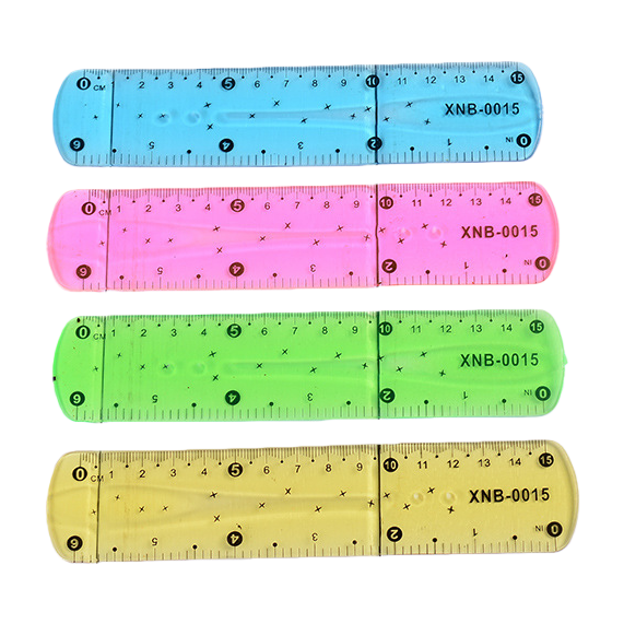 透明尺/文具/直尺40CM/麻将推牌尺/学生尺白底实物图