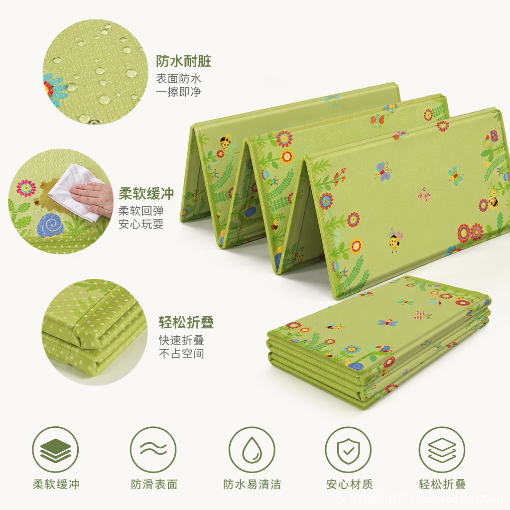 婴儿加厚卡通拼接游戏垫爬行垫宝宝户外用