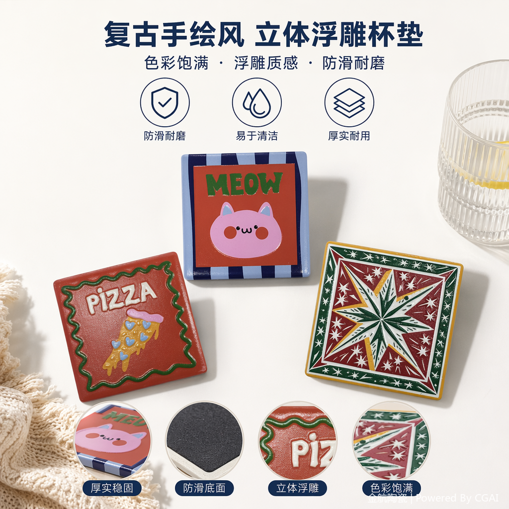 彩色磁贴海洋冰箱贴强磁磁铁挂钩文具白板磁铁磁吸