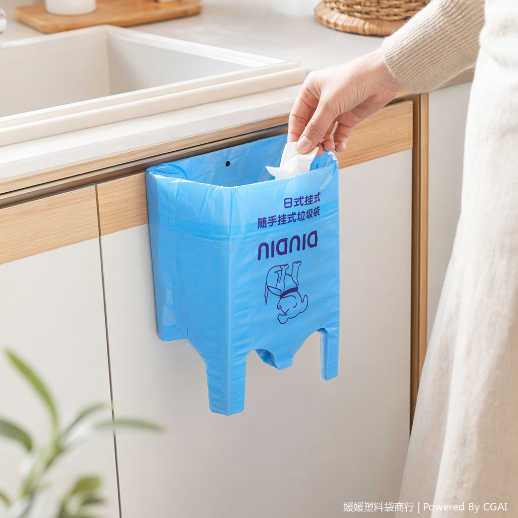 Plastic vest bags, hand-held packaging bags, takeout packing bags, 100 pieces for supermarkets details Picture