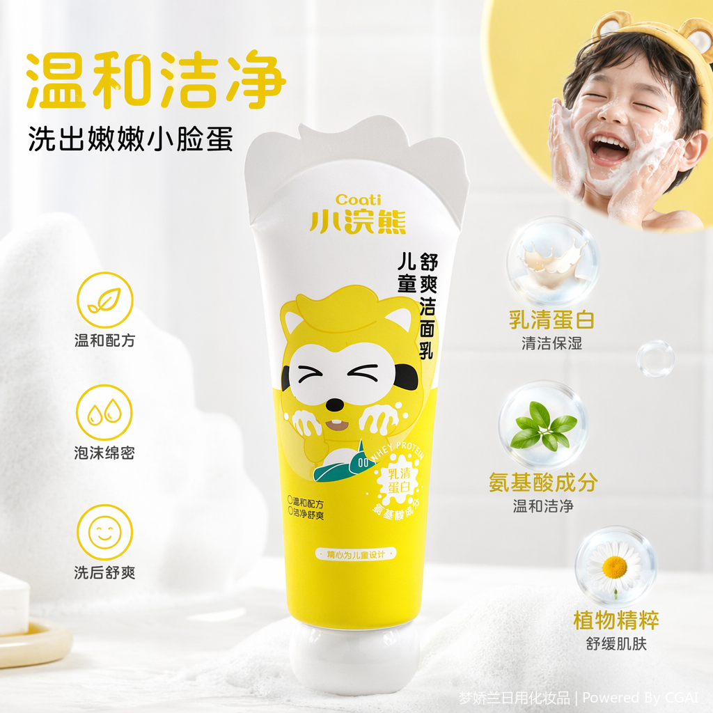 Little Raccoon Whey Protein Children's Refreshing Facial Cleanser
