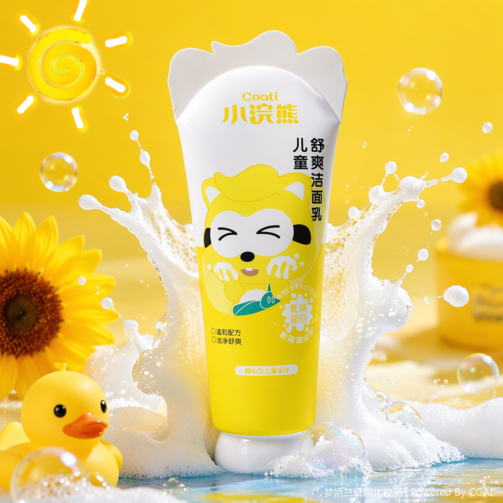 Little Raccoon Whey Protein Children's Refreshing Facial Cleanser Specification image