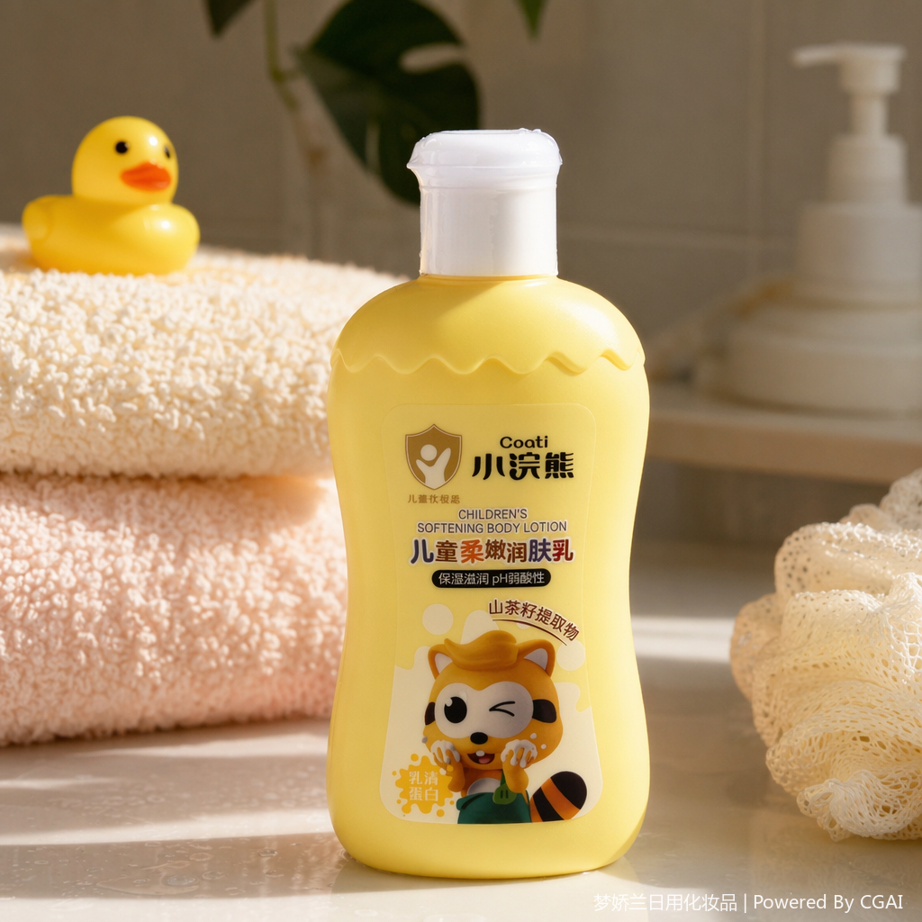 Little Raccoon Whey Protein Children's Softening and Moisturizing Lotion details Picture