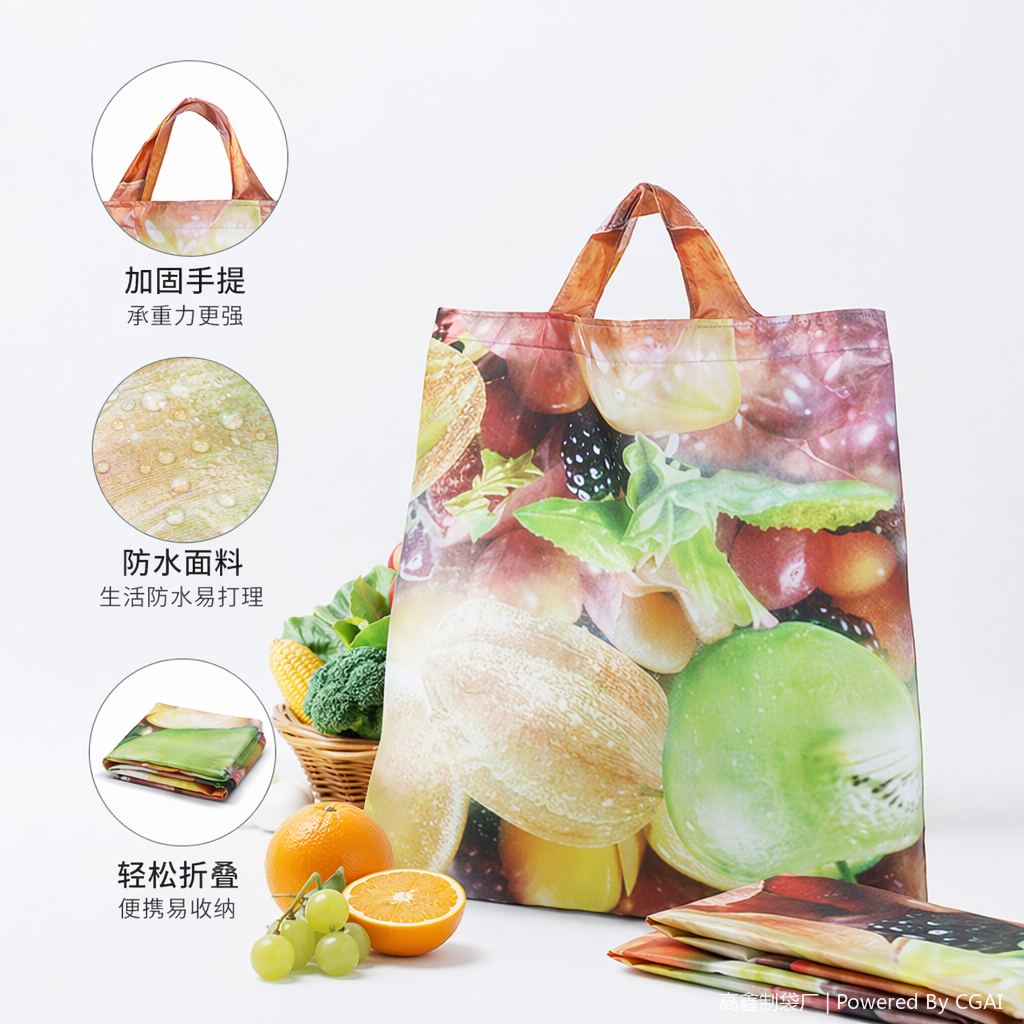 Customized large drawstring woven bags made of non-woven fabric