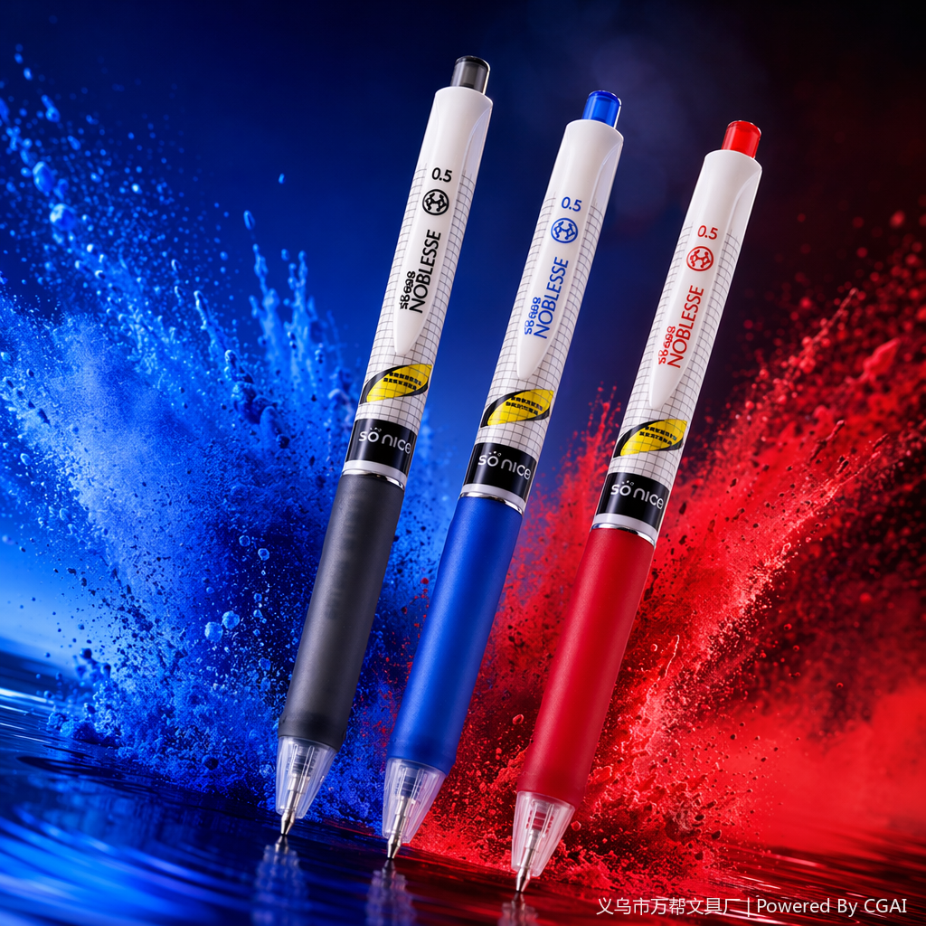 في مجلد محايد للحبر من طراز CS في شكل قلم محايد، 0.5 م من الأسود والأزرق Specification image