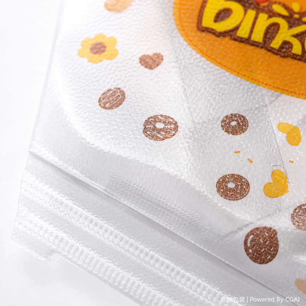 Orange aluminum foil self-standing and self-sealing food bag, dog food vacuum machine packaging bag with stickers Application Scenario