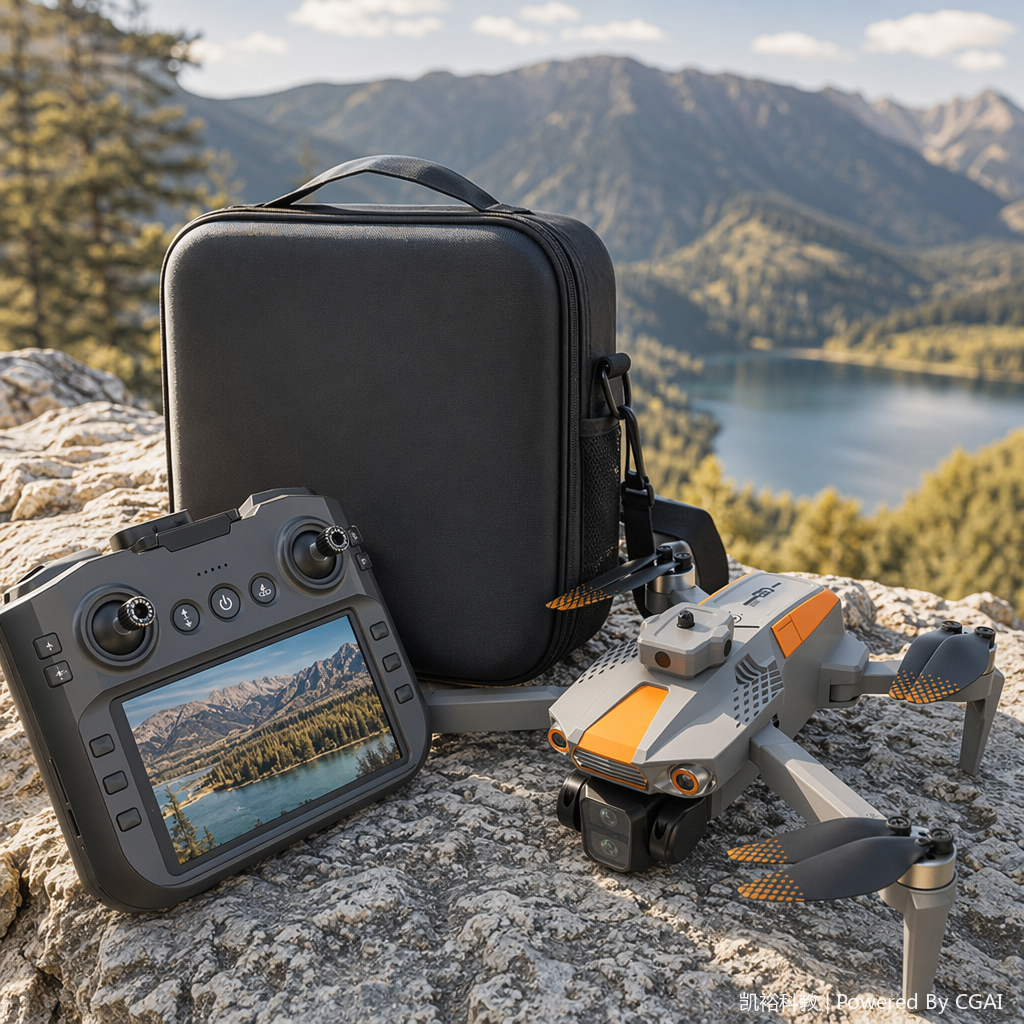 foozac Cross-border LF669 drone remote control with screen, brushless motor, high-definition aerial photography, GPS intelligent positioning remote control aircraft details Picture