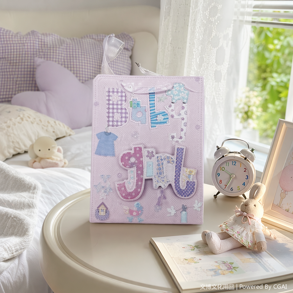 Pink souvenir packaging box, running lighting fixture gift packaging bag details Picture