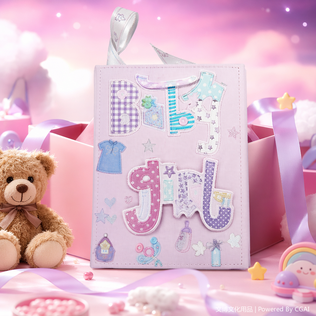 Pink souvenir packaging box, running lighting fixture gift packaging bag Specification image