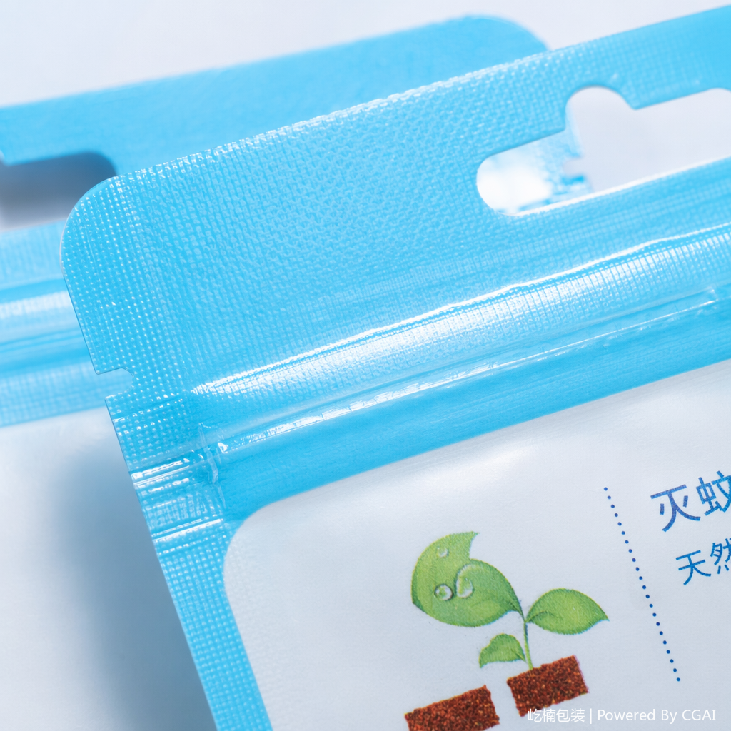 蓝色正方形OPP塑料服装袋 内裤专用包装袋 Application Scenario